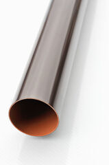 Труба водосточная Lux (Шоколад, Графит) L 3 м