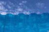 Профилированный монолитный поликарбонат  Borrex трапеция, синий